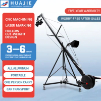 Jianmei 3-6m light portable crane for video camera jimmy jib camera crane for sale camera crane