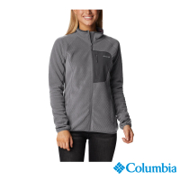 Columbia 哥倫比亞 官方旗艦 女款- Omni-Heat Helix 柔暖刷毛外套-深灰(UAR01420DY / 2022年秋冬)