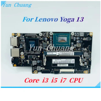 For Lenovo Yoga 13 Laptop Motherboard FRU 90000646 90002035 90002034 With Core i3 i5 i7 CPU DDR3 MainBoard 100% Tested Work