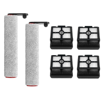 6 Piece Roller Brush HEPA Filter As Shown Plastic For Dreame H12 Pro / H12 Pro Plus / H12 Dual / M13