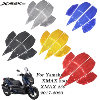 Motorcycle X MAX Footrest Foot Pads Pedal Plate Pedals For Yamaha XMAX 300 XMAX 400 XMAX 250 XMAX 125 2017 2018 Accessories