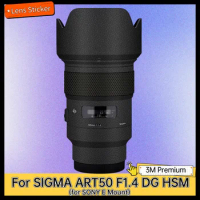 For SIGMA ART50 F1.4 DG HSM for SONY E Mount Lens Body Sticker Protective Skin Decal Vinyl Wrap Film Anti-Scratch Protector Coat