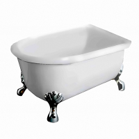 【I-Bath Tub精品浴缸】伊莉莎白-經典銀(120cm)