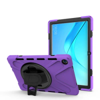 Durable Silicone Grip Case Cover with Swivel Wrst Strap and Kickstand for Huawei Mediapad M5 Pro 10.8 M5 10.8 Tablet+Stylus