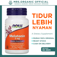 Melatonin 3mg Now 60 Caps - Susah tidur insomnia