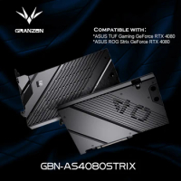 Granzon AS4080STRIX,4080 GPU Water Block for ASUS ROG Strix / TUF GAMING GeForce RTX 4080 Card, / VGA Cooler Cooling Radiator