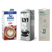 咖啡師 燕麥奶 1000ml Barista 濃郁適合拉花 Oatly/So Good/小人物Minor Figures