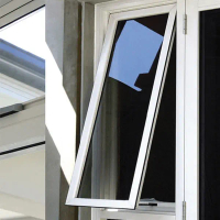 AS2047 Thomas Modern Custom Hanging Aluminum Frame Swing Bathroom Awning Casement Window