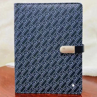Cross Cover &amp; Pen Notebook Luxury Quality Classic Loose-leaf Chapters Design With Unique Leather Pattern Written Paper