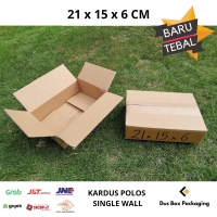 KARDUS | KARTON | DUS BOX POLOS 21X15X6 CM | TEBAL 3 MM