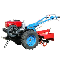 Multipurpose Walking Tractor Rotary Machine Tiller Power Generation Diesel Engine For Sale 8 Horse Riding Electric Motor