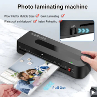 Office Hot and Cold Laminator Machine Paper Cutter Corner Rounder for A4 Document Photo Plastic Film Roll Laminator Tools