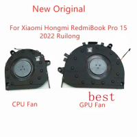 New Original Laptop CPU GPU Cooling Fan For Xiaomi Hongmi RedmiBook Pro 15 2022 Ruilong Fans