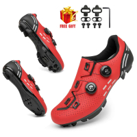 Carbon MTB shoes cleats men speed cycling sneaker flat racing road bike shoes ultralight women SPD SL mountain bicycle shoes