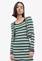 Urban Revivo Striped Fitted Cardigan