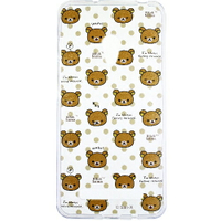 Rilakkuma 拉拉熊/懶懶熊 ASUS ZenFone 5 彩繪透明保護軟套-繽紛大頭熊