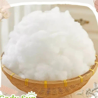 Bông gòn cao cấp trắng tinh khiết nhồi gối nhồi thú bông