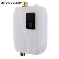 Electric Tankless Instant Hot Water Heater Boiler For Kitchen Bathroom Caravan Instant Water Heater Heating Home Improvement