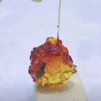 【勝弘珠寶】多明尼加紅藍珀七彩藍珀原礦