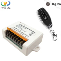 Universal Gate Remote Control Switch AC220V 2Channel rf Relay Receiver 433mhz Remote Control For Garage door gate Controller