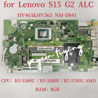 NM-D841 Mainboard for Lenovo S15 G2 ALC Laptop Motherboard CPU:R3-5300U R5-5500U R7-5700U RAM:8G DDR4 FRU:5B21C81116 5B21C81115