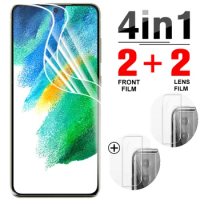 4-in-1 Hydrogel Film for Samsung Galaxy S21 FE Screen Protector Protective films For Samsung S21 Plus Ultra S21+ film not glass