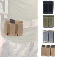 Hunting Magazine Pouches 9mm Tactical Combat Airsoft Pistol Ammo Holder for Glock M1911 92F 17 Round MP Magazines 40mm Grenade