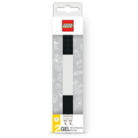 【 樂高LEGO 】積木原子筆 - 黑色 (2入)