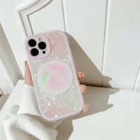手機殼 ● 日韓粉色貝殼紋水蜜桃適用iPhone12Promax蘋果13手機殼11矽膠x xr