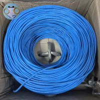 KABEL CAT 5E BELDEN 1583A BIRU ORIGINAL METERAN Terbaru!!