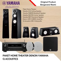 Paket Home Theater Denon AVR-X2800H Amplifier Yamaha VC4 Ceiling Speaker NSB500 Bookshelf Speaker NS