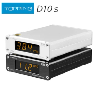 TOPPING D10s MINI Digital USB DAC XMOS XU208 ES9038Q2M PCM384KHz DSD256 Audio HIFI Decoder &amp; D10 Balanced USB DAC
