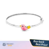 UBS Gold - Gelang Emas Bayi - 17k - Vgn1150 4 x 4 cm-White Gold