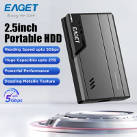 EAGET G68 Portable HDD 5400 RPM USB 3.0 Hard Disk Drive 250gb 500gb 1T 2T External Mechanical Hard Drive for Laptop Desktop
