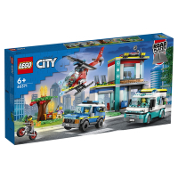 樂高LEGO 城市系列 - LT60371 緊急救援交通工具總部