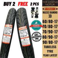 Energy-Saving Maxxis Diamond MA3D 3D 3DN MA3Di 17 Tyre Tubeless Tayar TIRE TIRES 100%  60/80 70/90 8