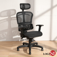 LOGIS ｜Coated造型電腦椅 全網椅 辦公椅 主管椅  透氣椅 扶手可後收