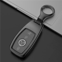 免運 賓士 Benz 鑰匙套 E300L E級 C級 c260 GLC GLB GLE350 鑰匙包 鑰匙殼 合金高檔扣