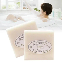 Handmade Soaps Goat Milk Soap Rice Soaps Whitening Milk Whitening Soaps Thailand JAM Rice Milk Soap Body Faces Cleaning Products
