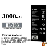 BL-T33 Battery For LG Q6 LM-X525HA G6mini M700A M700AN M700DSK Phone Battery 3000mAh BL T33 BLT33