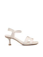 รองเท้าส้นสูงผู้หญิง Jodie หนังวัว มีสายรัดข้อเท้า