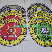 Dijual_Stiker pintu BESAR kantor Notaris&PPAT