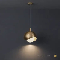 VOID SERIES | VOID SKY - VG1 | Lampu Gantung Minimalis Emas | Gold Ceiling Pendant Lamp | XIONCO