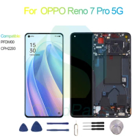 For OPPO Reno 7 Pro 5G Screen Display Replacement 2400*1080 PFDM00, CPH2293 Reno 7 Pro 5G LCD Touch Digitizer Assembly