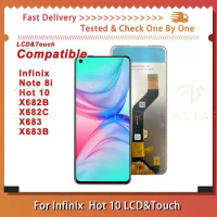 6.78"Tested For Infinix Note 8i lcd HOT 10 lcd X683 X683B LCD Display Touch Digitizer Assembly phone Screen HOT10 lcd Note8i lcd