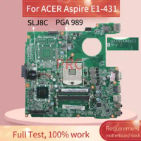 DAZQSAMB6E1 For ACER Aspire E1-431 Laptop motherboard SLJ8C PGA 989 DDR3 Notebook Mainboard