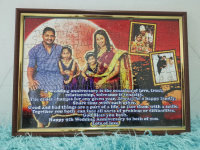 a4  puzzle with free frame