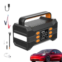 Automobile Jump Starter Power Pack Car Battery Charger Jump Starter With Air Compressor 10000mAh Jum