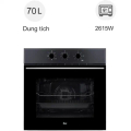 Lò nướng điện âm Teka HSB 610, 71L, Bạc, 220V