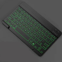Bluetooth Keyboard Ultra-thin Mini Light-emitting Keyboard Mobile Tablet for IPad / Laptop Wireless Backlight Keyboard